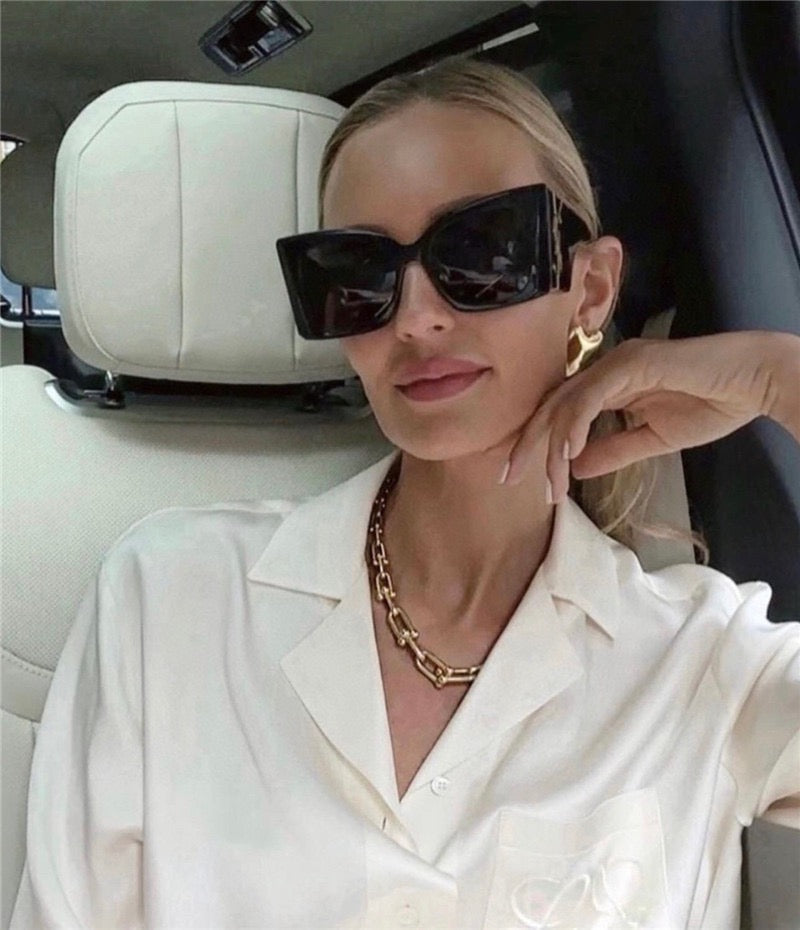 '- YSL Saint Laurent M119 Blaze Women's Oversize Sunglasses ✨ - buyonlinebehappy