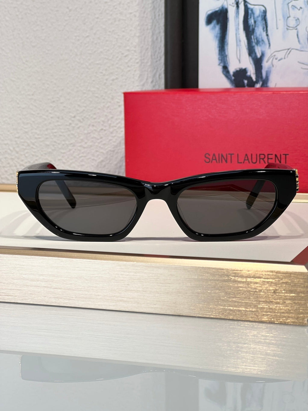 '-  YSL Saint Laurent SL M126 cat-eye sunglasses ✨ - buyonlinebehappy