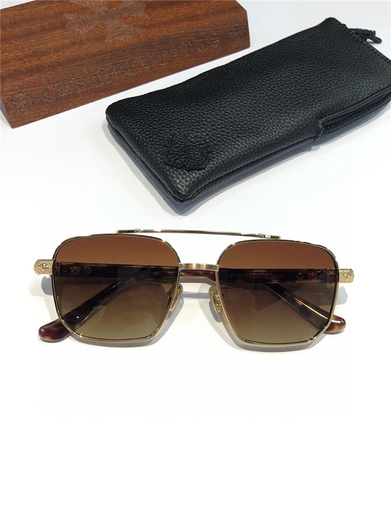 '- Chrome Hearts 8184 square-frame tinted sunglasses ⚜️ - buyonlinebehappy