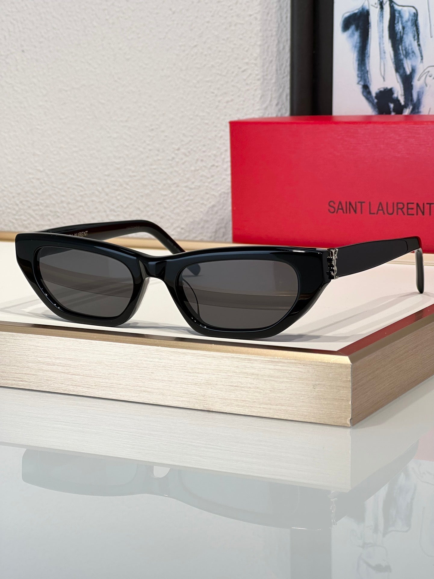 '-  YSL Saint Laurent SL M126 cat-eye sunglasses ✨ - buyonlinebehappy