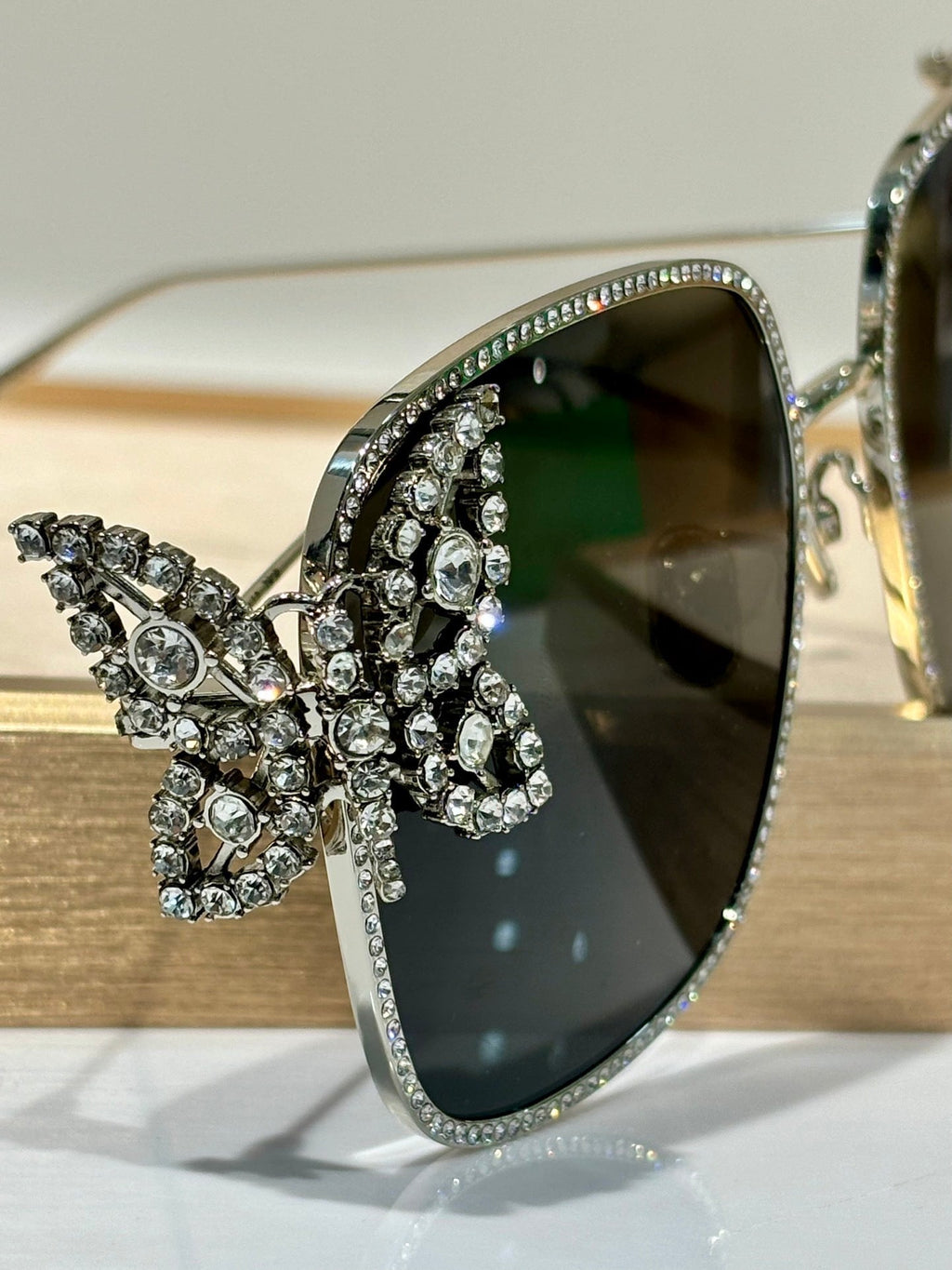 '- DIOR DiorFantastica S1U Square Sunglasses with Swarovski® Crystals 💎 - buyonlinebehappy
