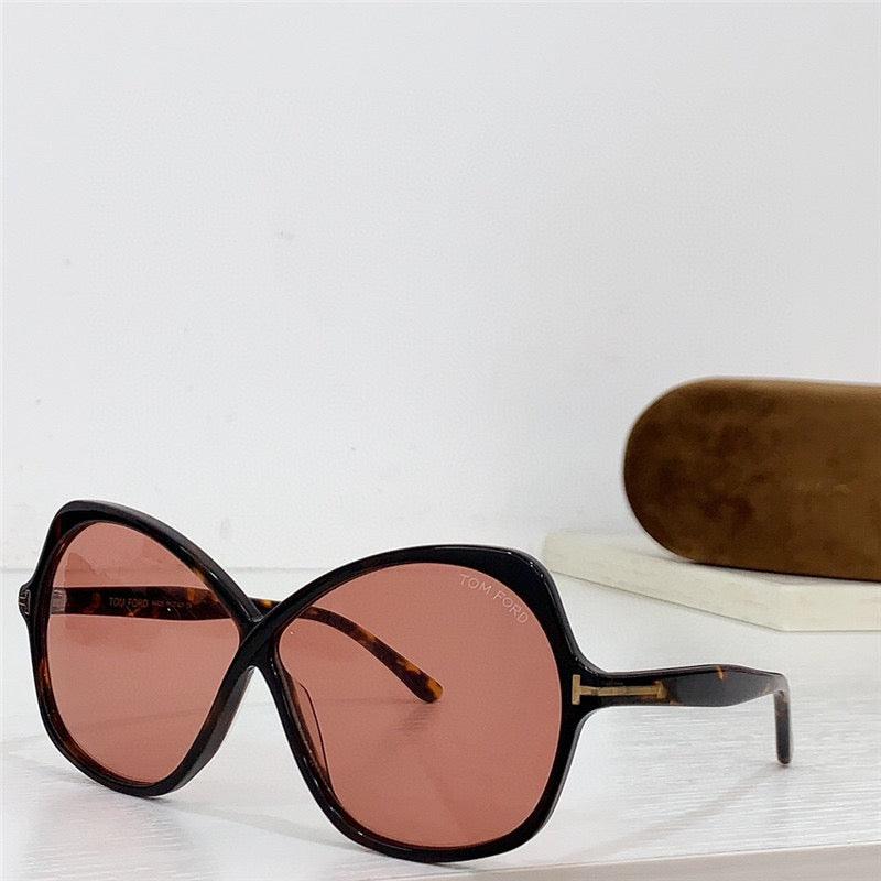 ✨TOM FORD Eyewear Rosemin Oversize round-frame sunglasses - buyonlinebehappy