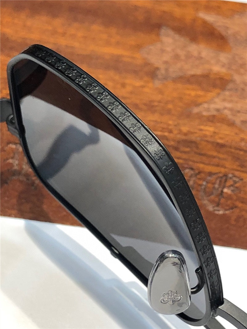 '- Chrome Hearts 8184 square-frame tinted sunglasses ⚜️ - buyonlinebehappy
