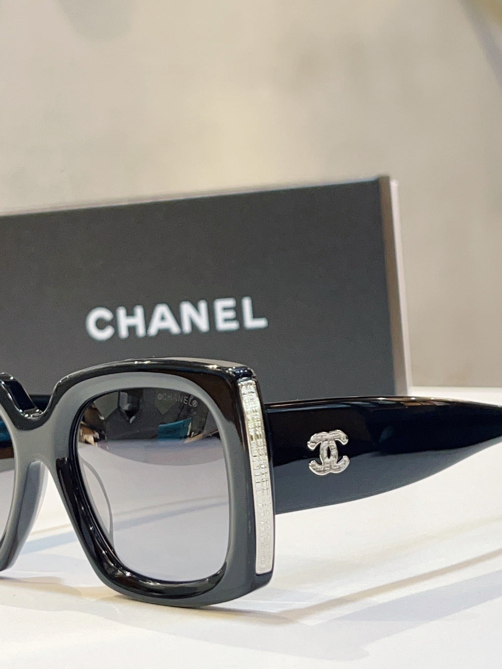 '- CHANEL RECTANGLE 5435 C622/S6 Women's Acetate Sunglasses 5 COLORS ✨ - buyonlinebehappy