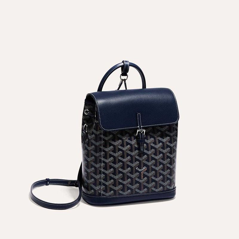 Goyard Mini Alpin Backpack In Goyardine Canvas ✨ - buyonlinebehappy