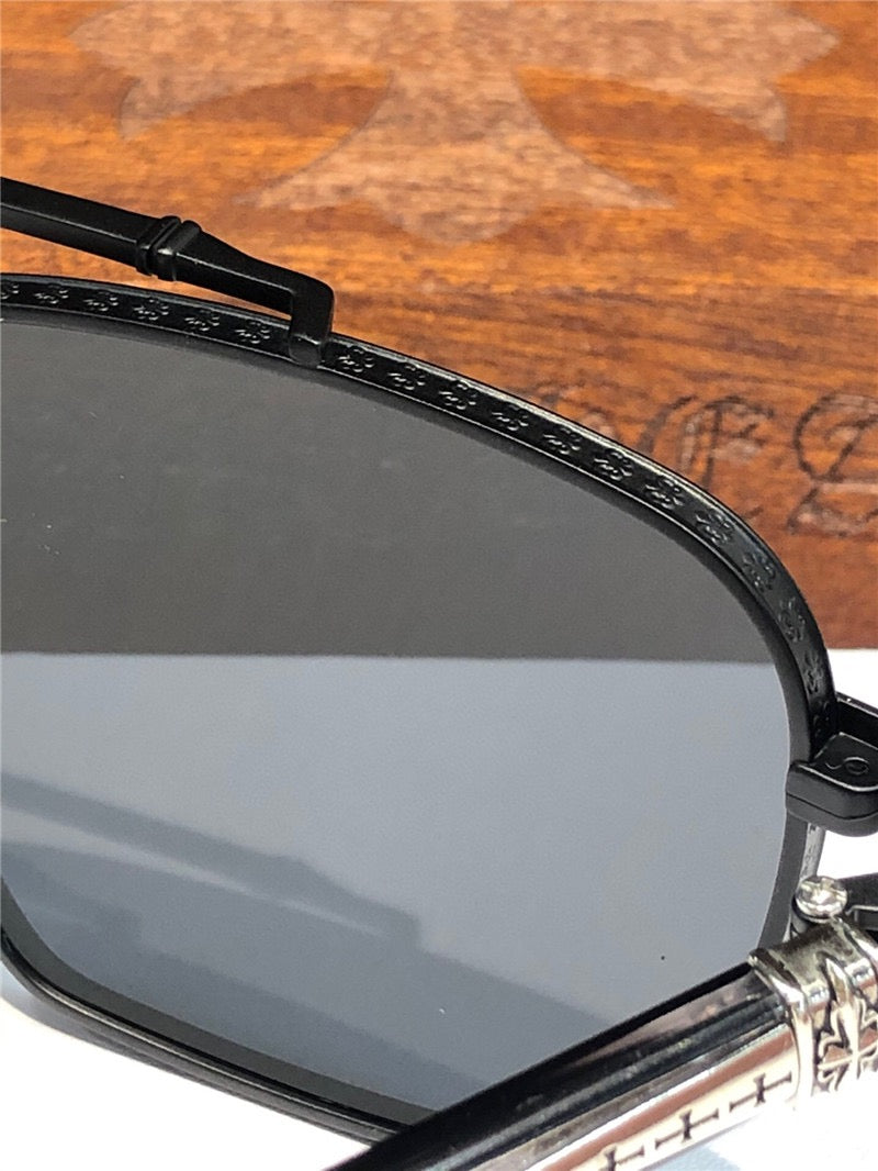 '- Chrome Hearts 8184 square-frame tinted sunglasses ⚜️ - buyonlinebehappy
