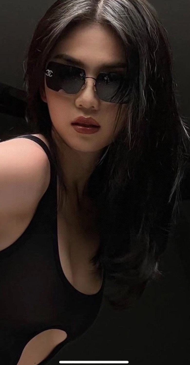 Chanel 4104B/C1247E Women's Metal Frame Sunglasses ✨ - buyonlinebehappy