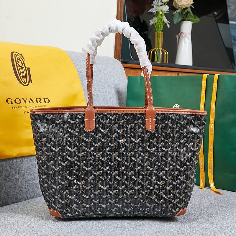 '- Goyard Artois Tote In Goyardine Canvas PM-GM-11 Colors ✨ - buyonlinebehappy