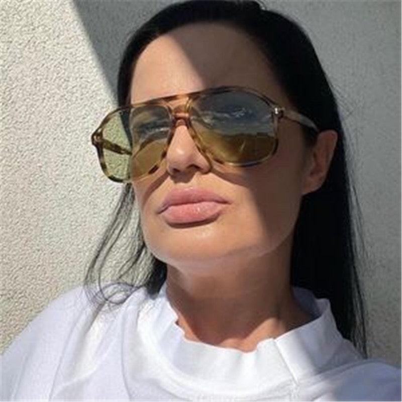 Gucci GG1042 Sunglasses feature a rectangular Pilot ✨ - buyonlinebehappy