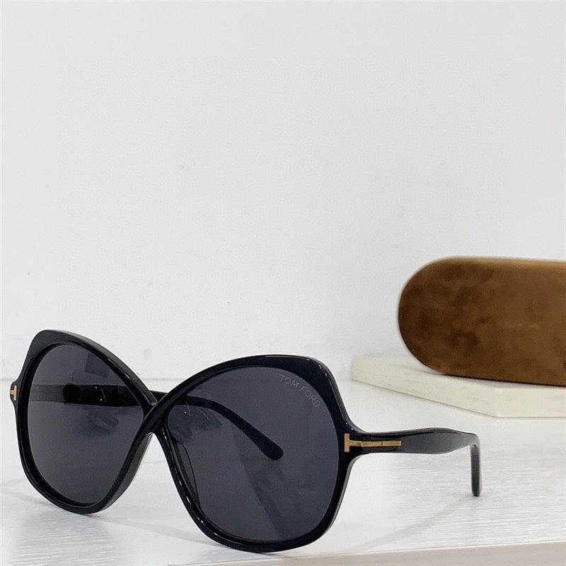 ✨TOM FORD Eyewear Rosemin Oversize round-frame sunglasses - buyonlinebehappy