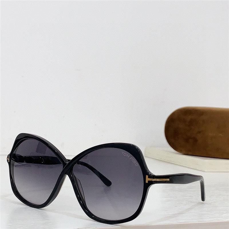 ✨TOM FORD Eyewear Rosemin Oversize round-frame sunglasses - buyonlinebehappy
