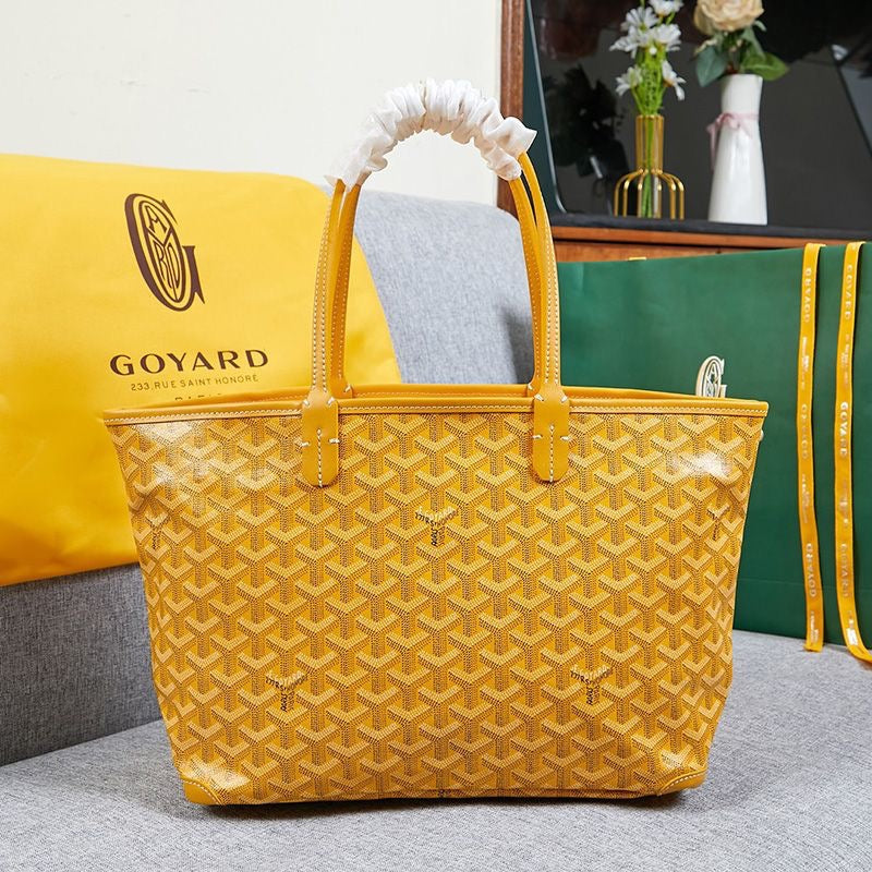 '- Goyard Artois Tote In Goyardine Canvas PM-GM-11 Colors ✨ - buyonlinebehappy