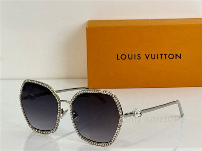Louis Vuitton LV Signature Z2016U LV Pearl Round Sunglasses✨ - buyonlinebehappy