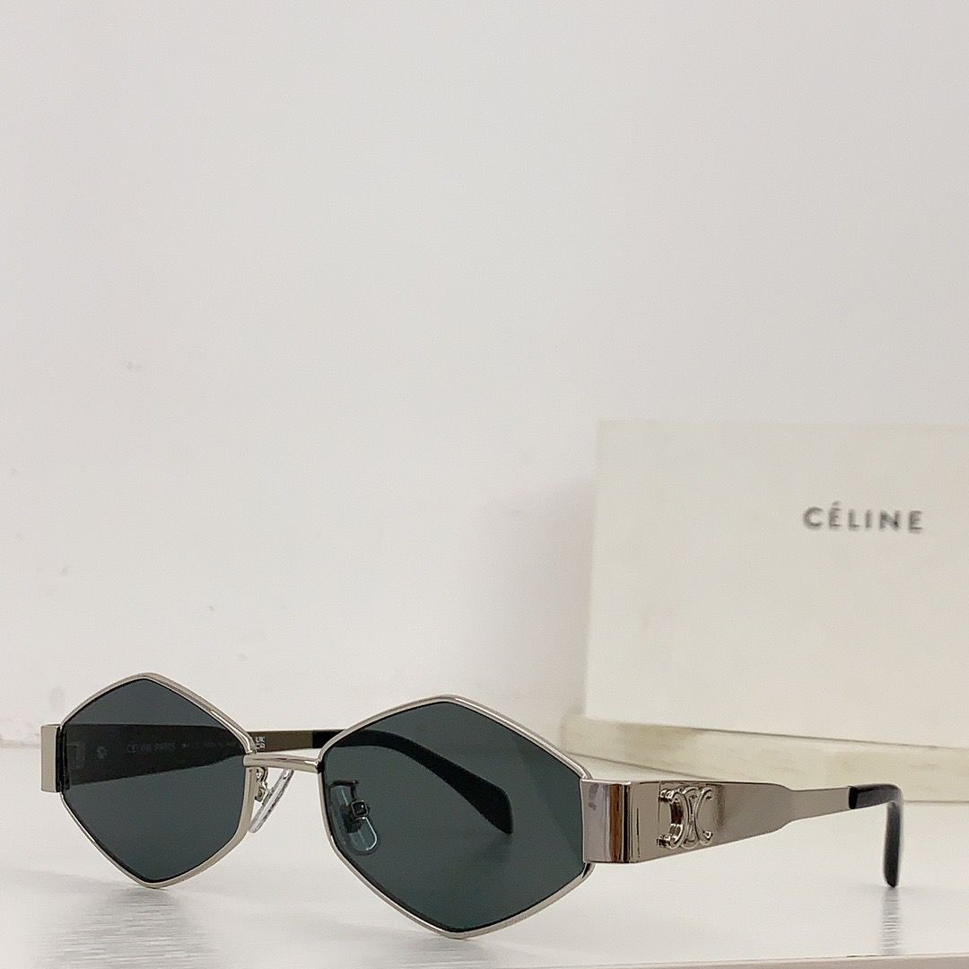 '-  CELINE Triomphe hexagon-frame gold-tone and tortoiseshell acetate sunglasses ✨ - buyonlinebehappy