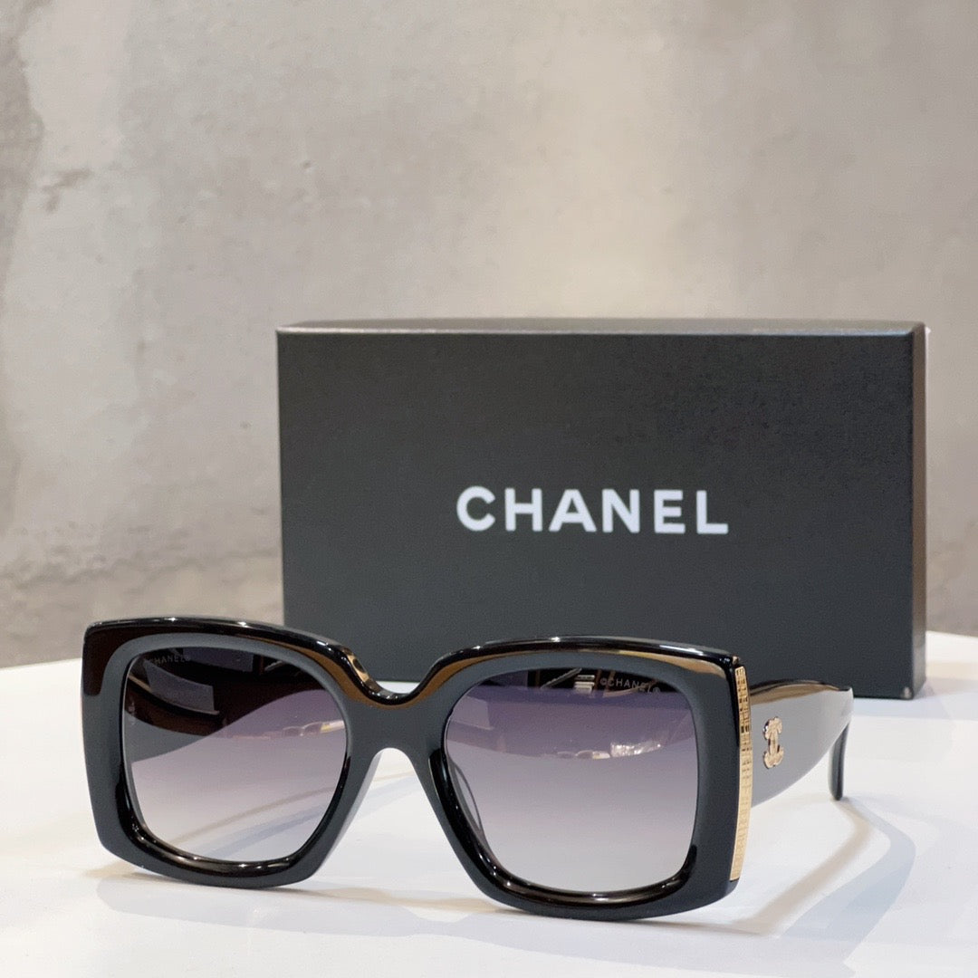 '- CHANEL RECTANGLE 5435 C622/S6 Women's Acetate Sunglasses 5 COLORS ✨ - buyonlinebehappy