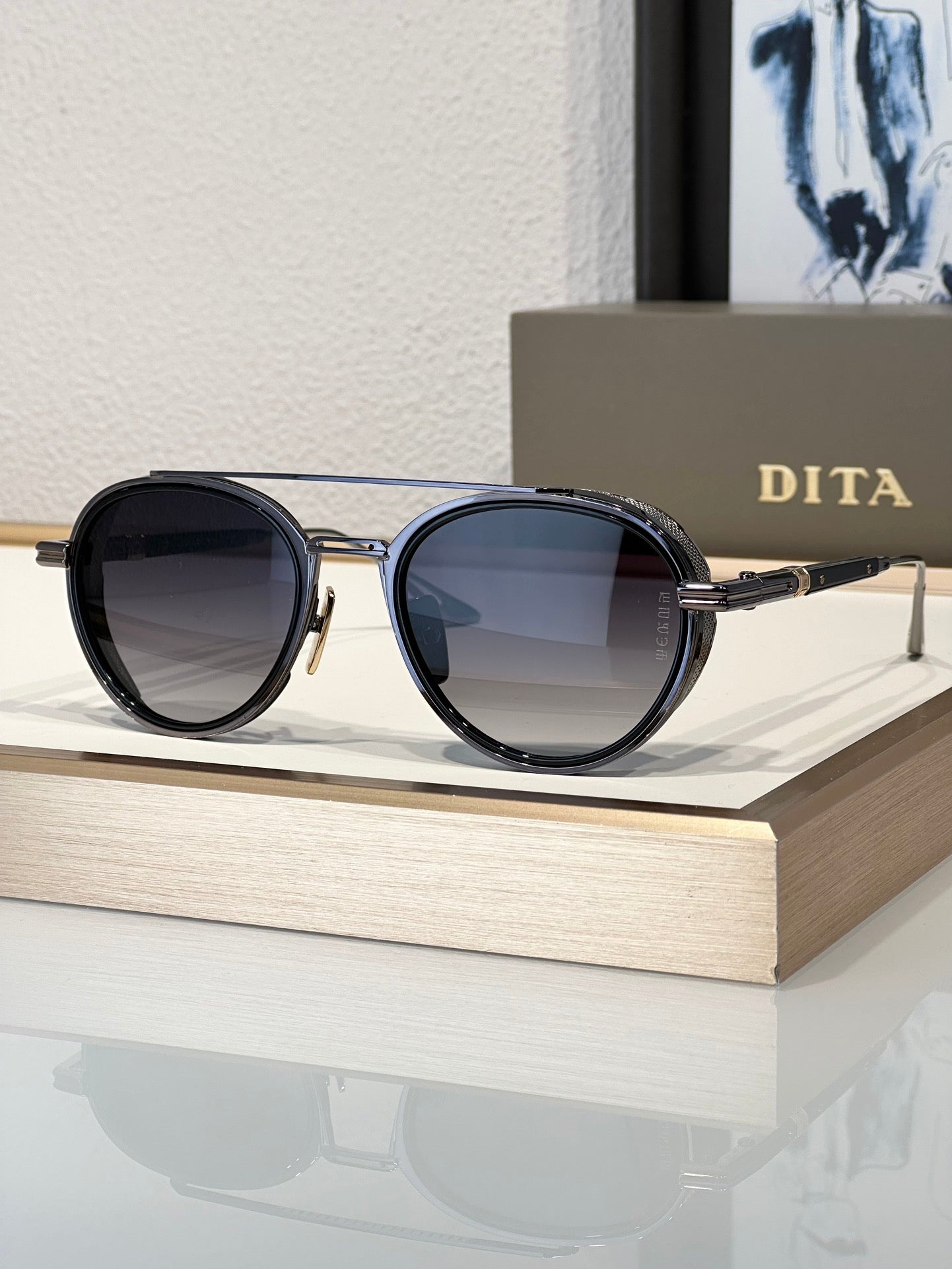 Dita Eyewear  Dita Epiluxury EPLX.4 DES 004 01 Interchangeable Sides Limited Edition Polarised Sunglasses 🔱 - buyonlinebehappy