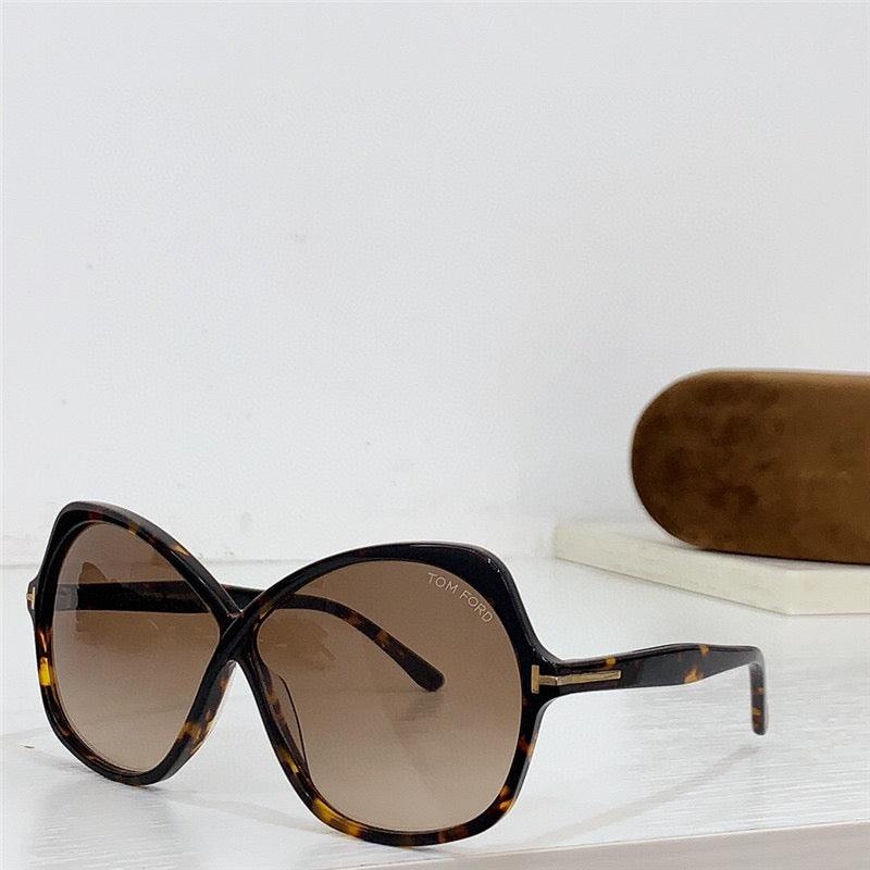 ✨TOM FORD Eyewear Rosemin Oversize round-frame sunglasses - buyonlinebehappy