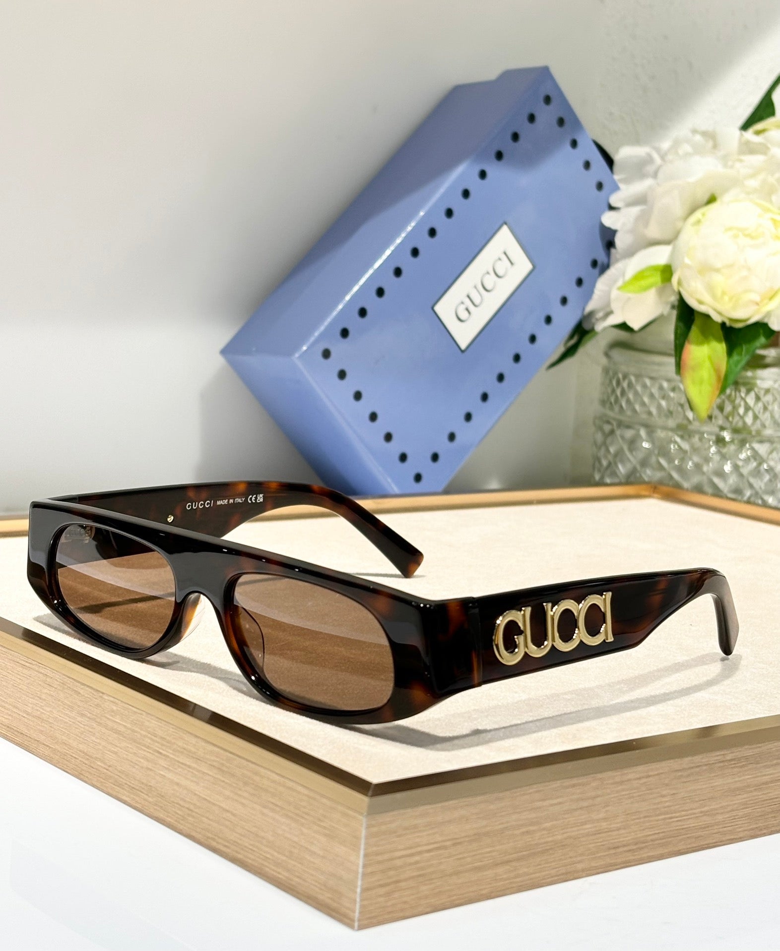 Gucci Cat-Eye Frame GG1771 S  Women's Sunglasses ✨ - buyonlinebehappy