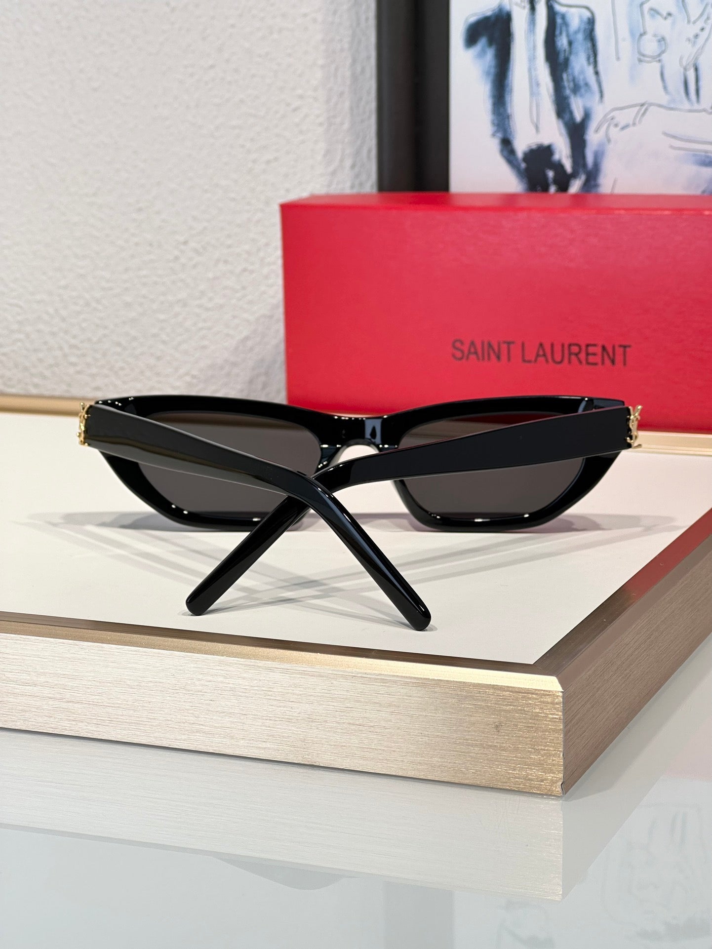 '-  YSL Saint Laurent SL M126 cat-eye sunglasses ✨ - buyonlinebehappy