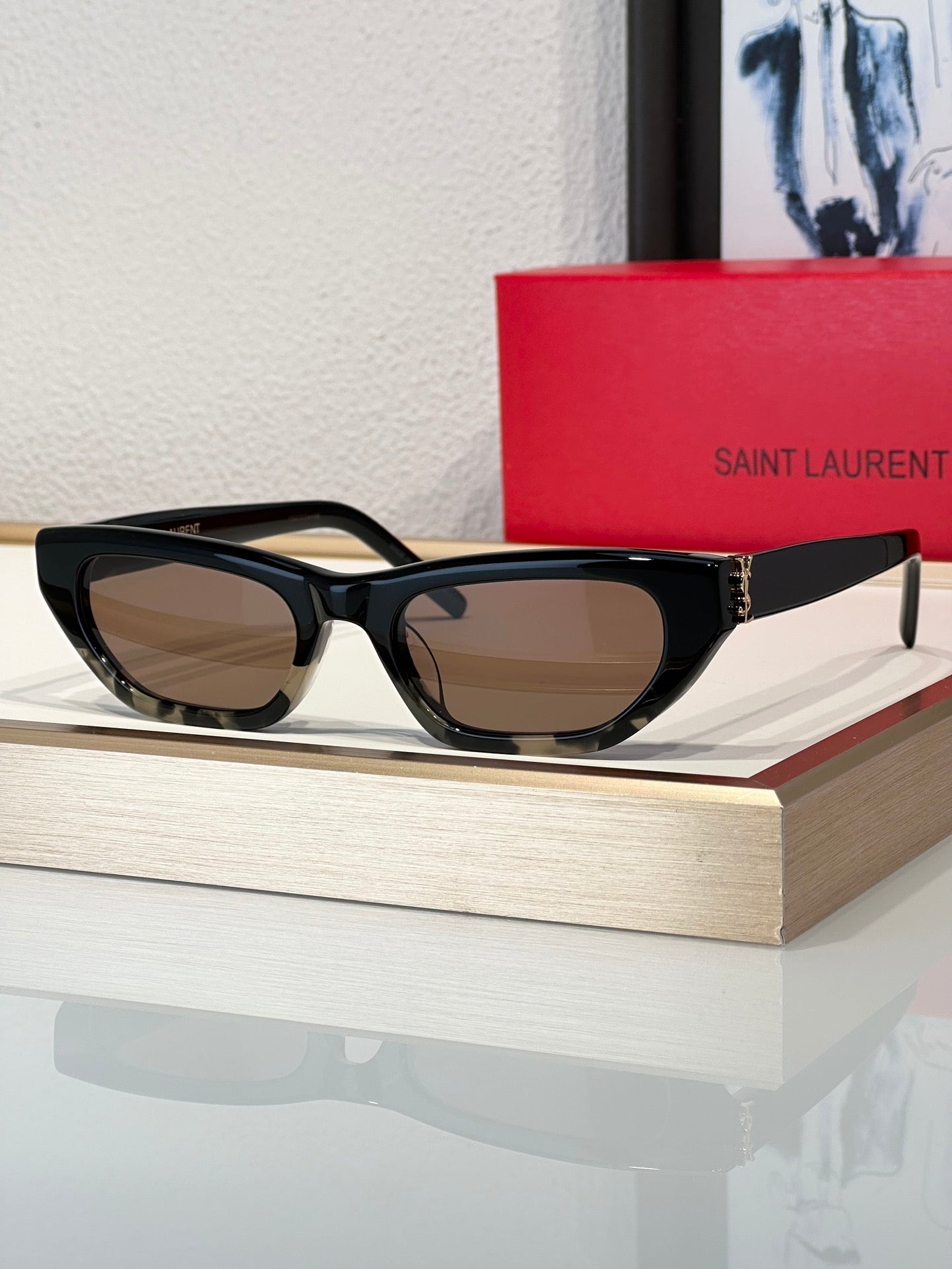 '-  YSL Saint Laurent SL M126 cat-eye sunglasses ✨ - buyonlinebehappy