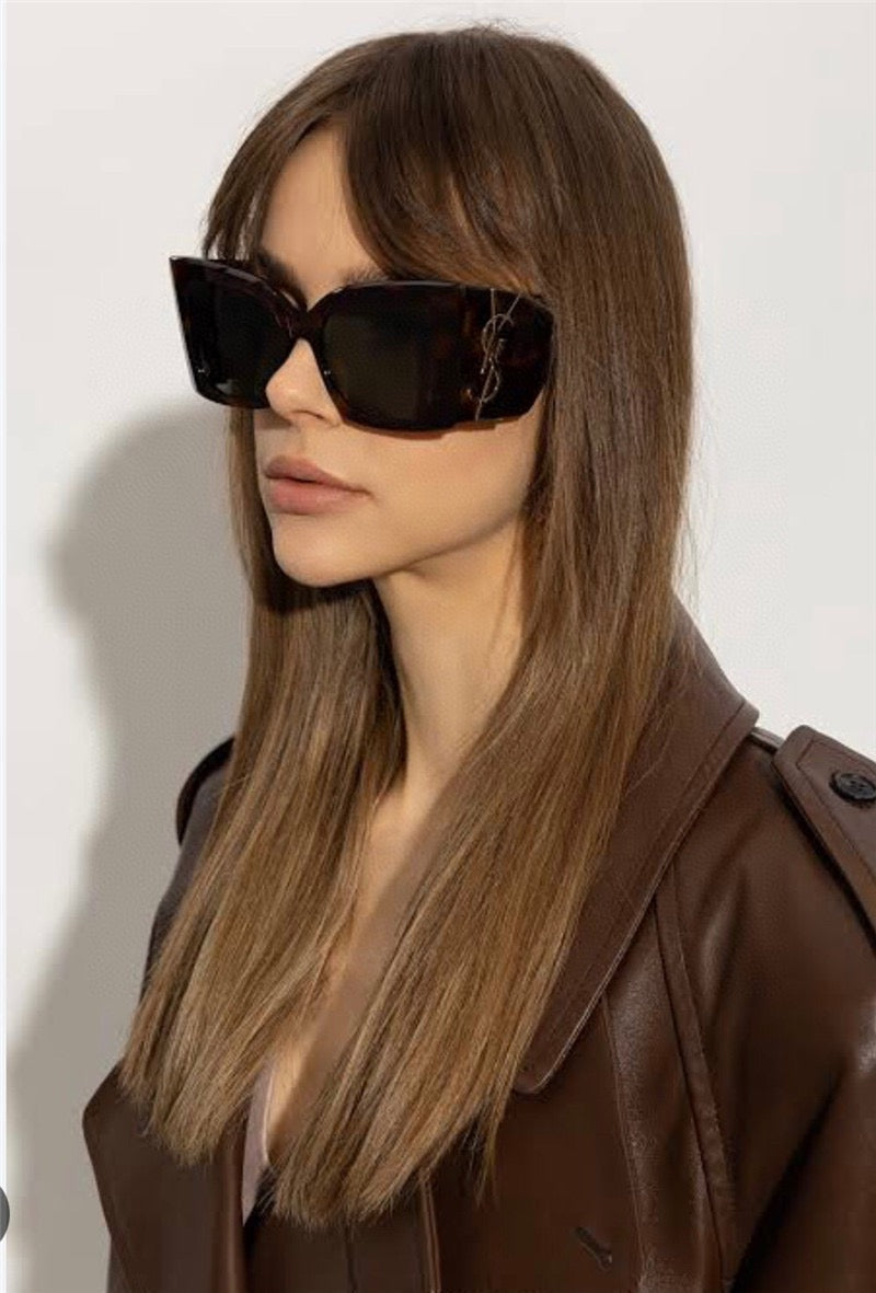 '- YSL Saint Laurent M119 Blaze Women's Oversize Sunglasses ✨ - buyonlinebehappy