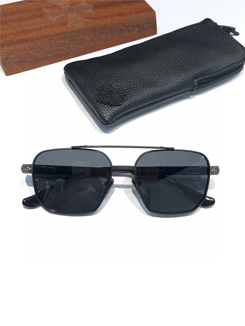 '- Chrome Hearts 8184 square-frame tinted sunglasses ⚜️ - buyonlinebehappy