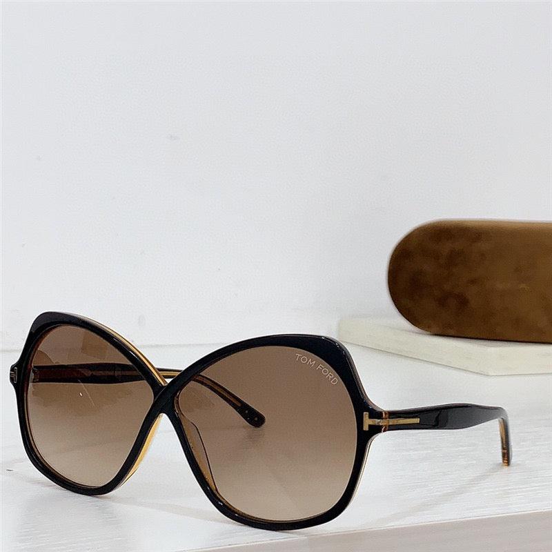 ✨TOM FORD Eyewear Rosemin Oversize round-frame sunglasses - buyonlinebehappy