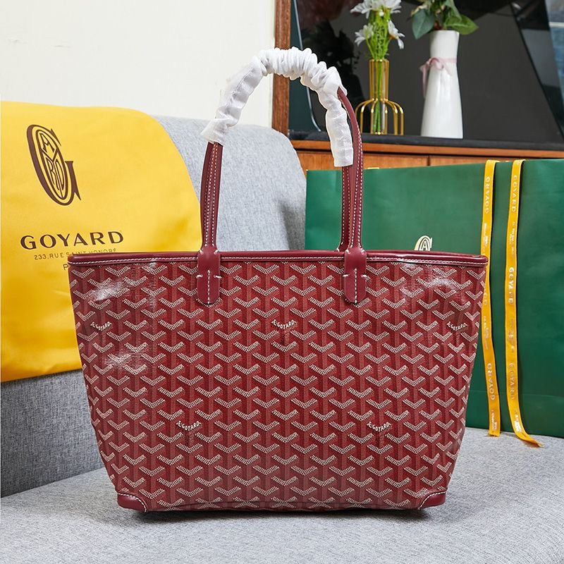 '- Goyard Artois Tote In Goyardine Canvas PM-GM-11 Colors ✨ - buyonlinebehappy