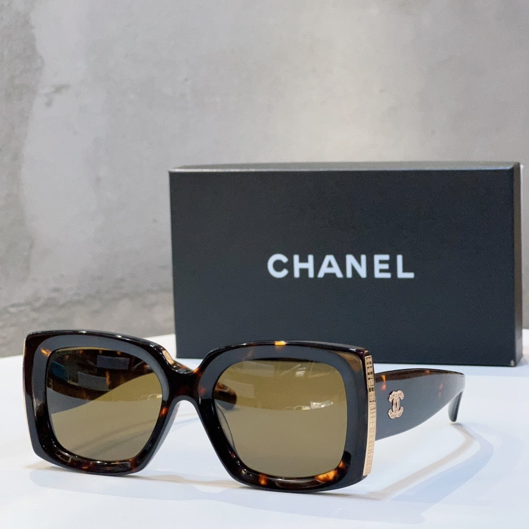 '- CHANEL RECTANGLE 5435 C622/S6 Women's Acetate Sunglasses 5 COLORS ✨ - buyonlinebehappy