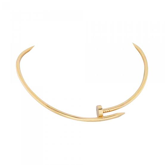 Cartier 18K Gold Plated JUSTE UN CLOU Necklace with diamonds✨