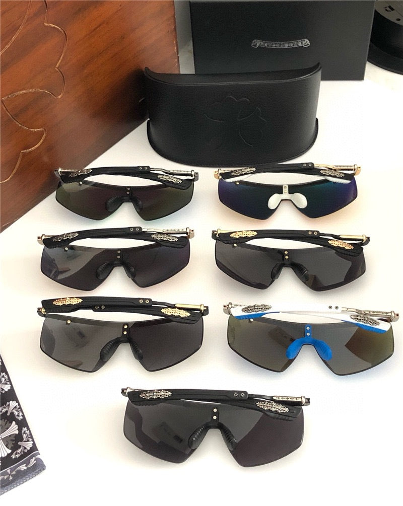 Chrome Hearts CLITANIC Unisex titanium mask frame Sunglasses⚜️