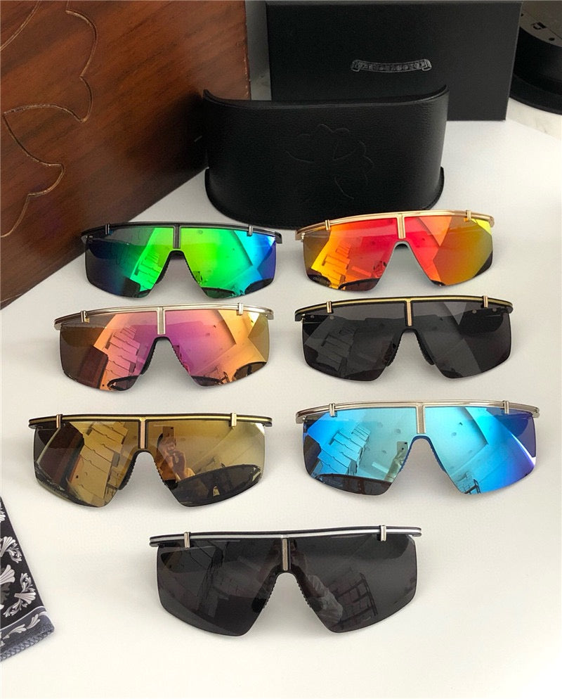 Chrome Hearts CLITANIC Unisex titanium mask frame Sunglasses⚜️