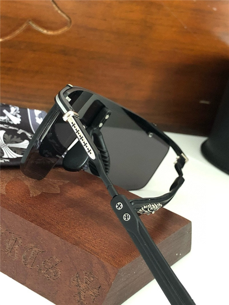 Chrome Hearts CLITANIC Unisex titanium mask frame Sunglasses⚜️