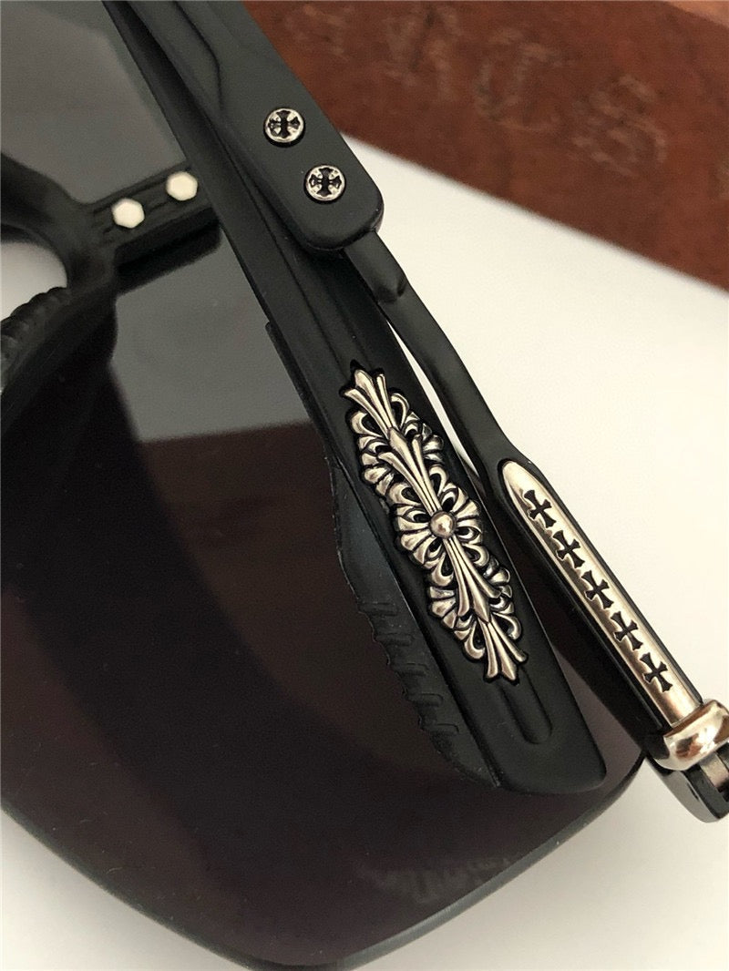 Chrome Hearts CLITANIC Unisex titanium mask frame Sunglasses⚜️