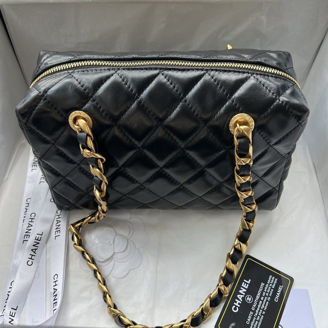 CHANEL SMALL BOWLING BAG  NEW 2024 Collection ✨