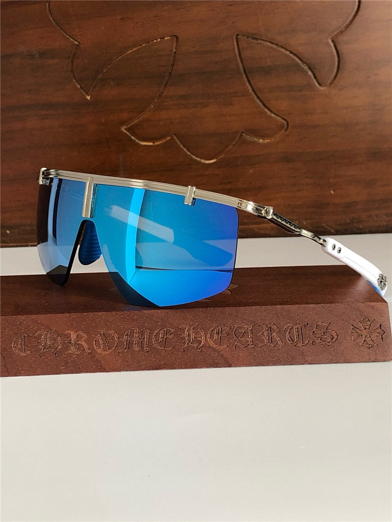 Chrome Hearts CLITANIC Unisex titanium mask frame Sunglasses⚜️