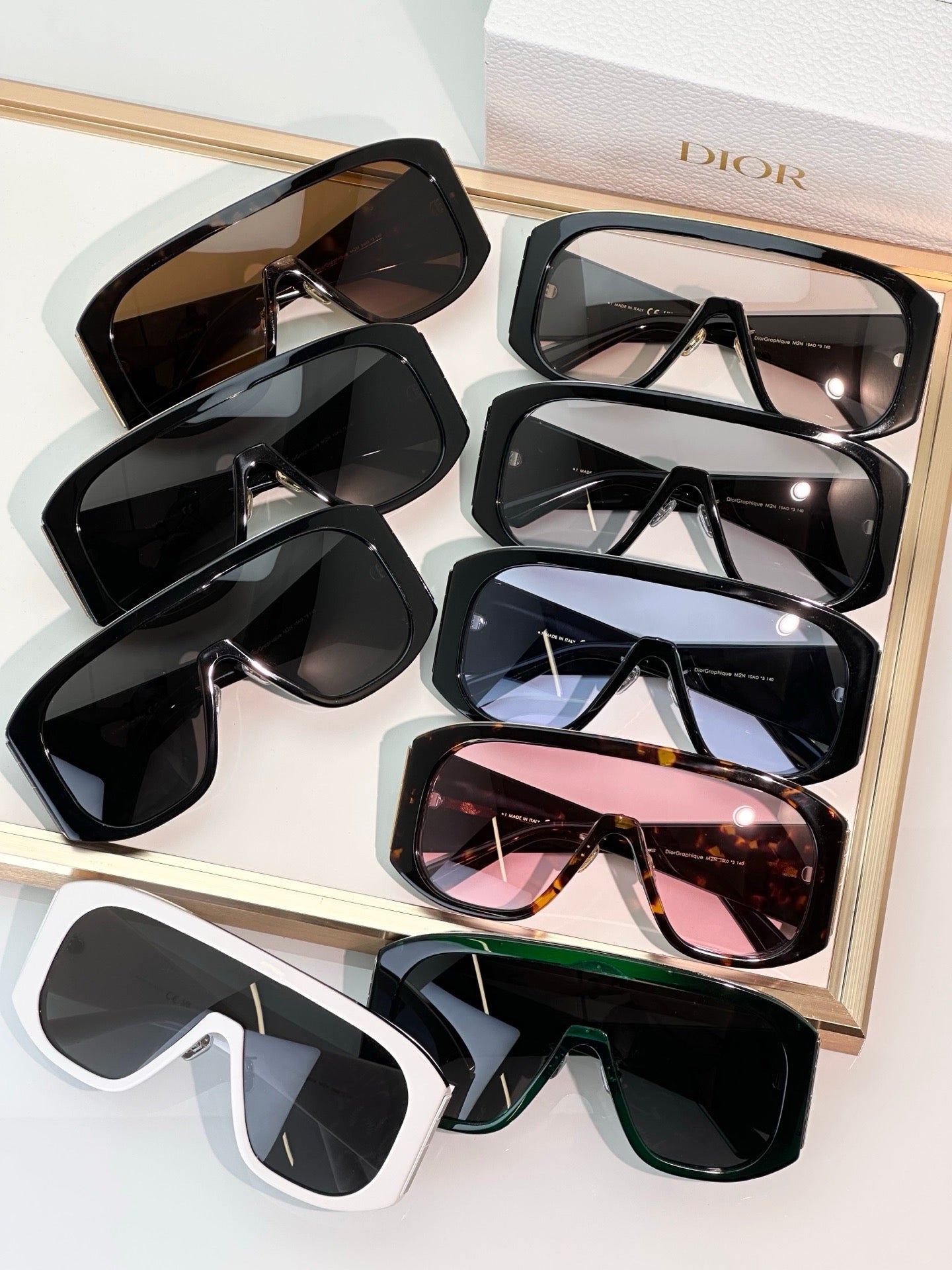 DIOR DiorGraphique M2U Shield Sunglasses ✨