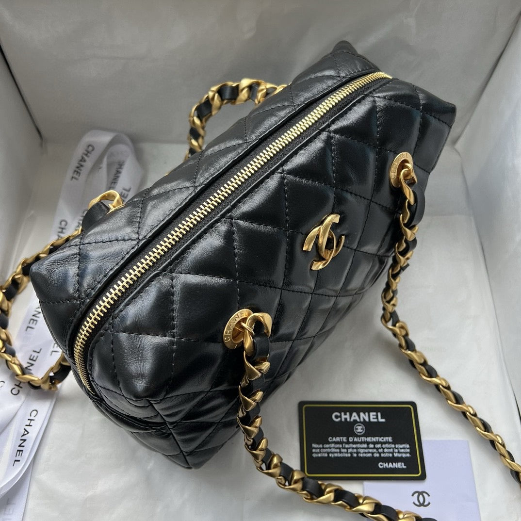 CHANEL SMALL BOWLING BAG  NEW 2024 Collection ✨