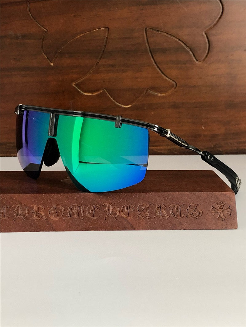 Chrome Hearts CLITANIC Unisex titanium mask frame Sunglasses⚜️