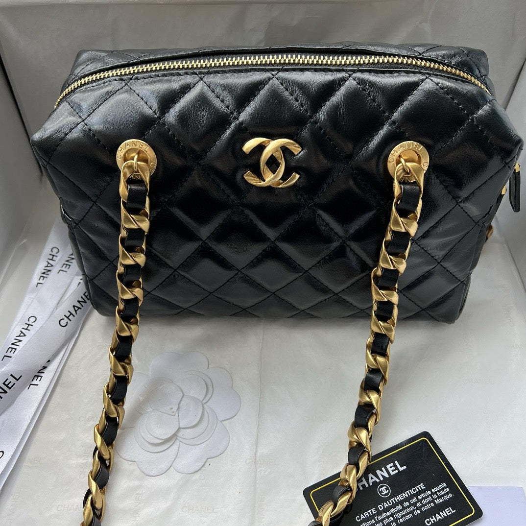 CHANEL SMALL BOWLING BAG  NEW 2024 Collection ✨