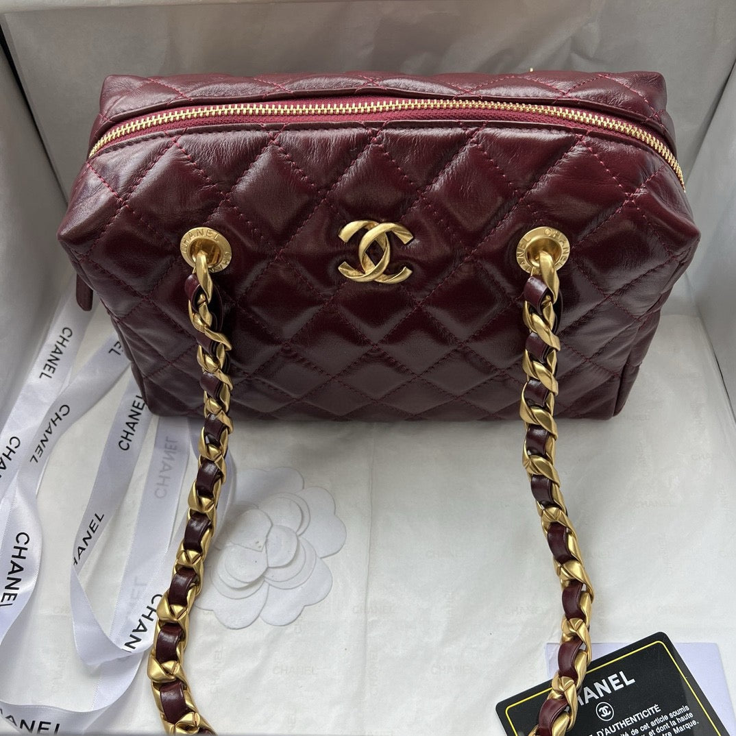 CHANEL SMALL BOWLING BAG  NEW 2024 Collection ✨