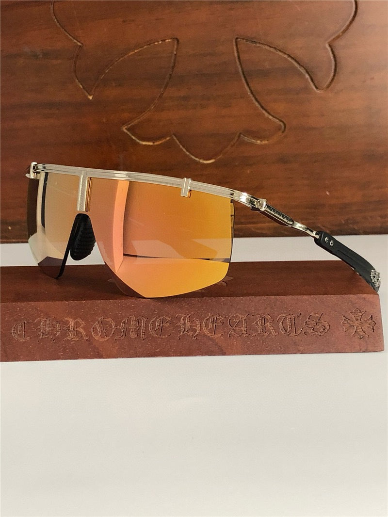 Chrome Hearts CLITANIC Unisex titanium mask frame Sunglasses⚜️