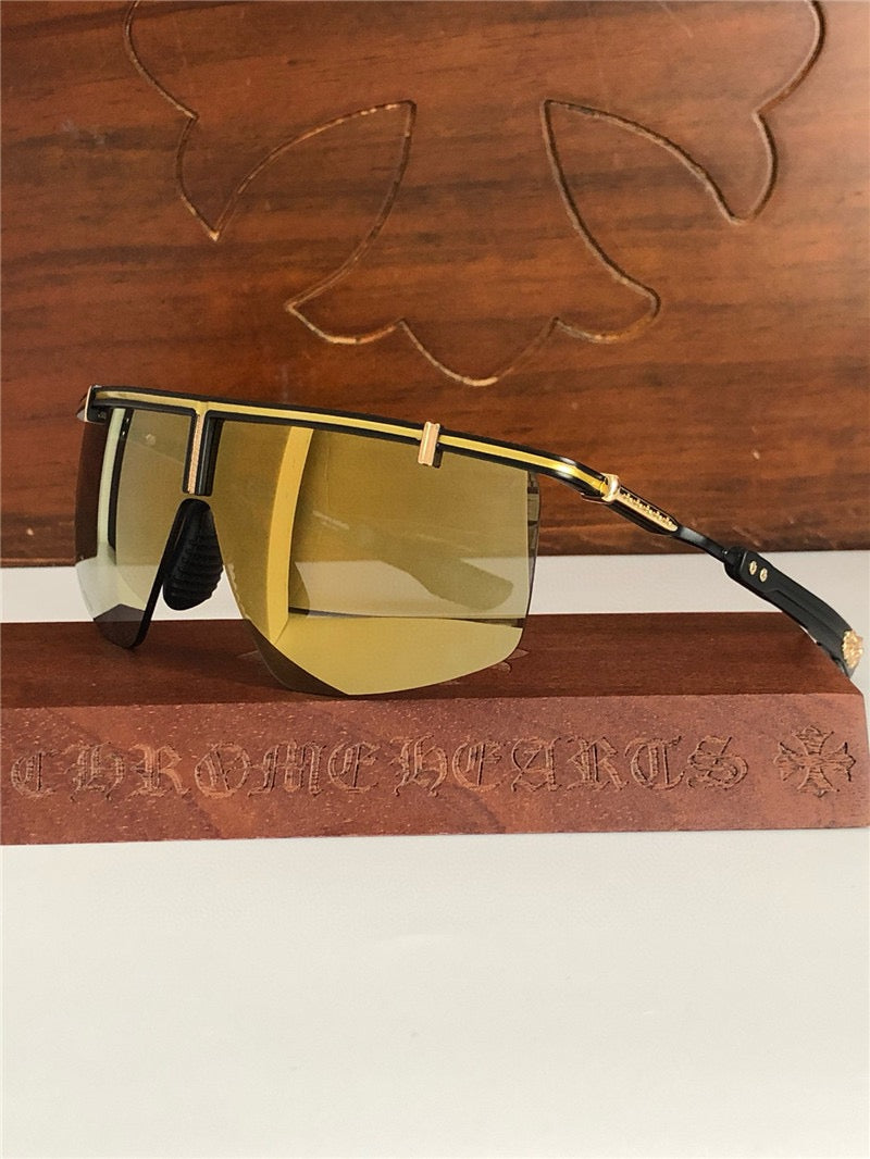 Chrome Hearts CLITANIC Unisex titanium mask frame Sunglasses⚜️