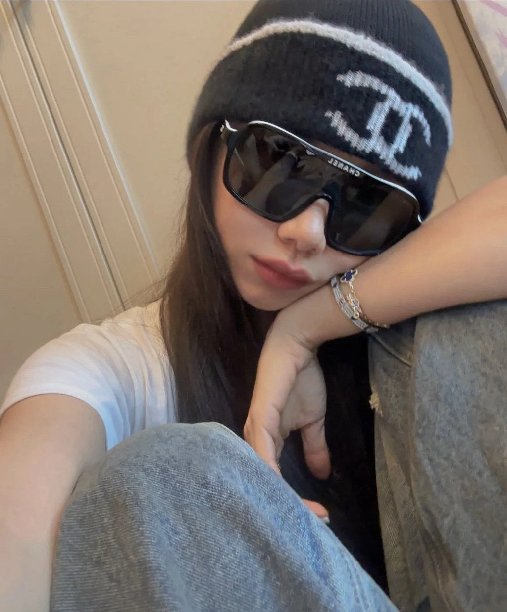 CHANEL SHIELD SUNGLASSES 71655 New Collection  ✨