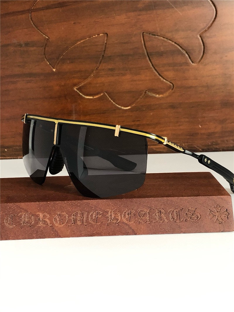 Chrome Hearts CLITANIC Unisex titanium mask frame Sunglasses⚜️
