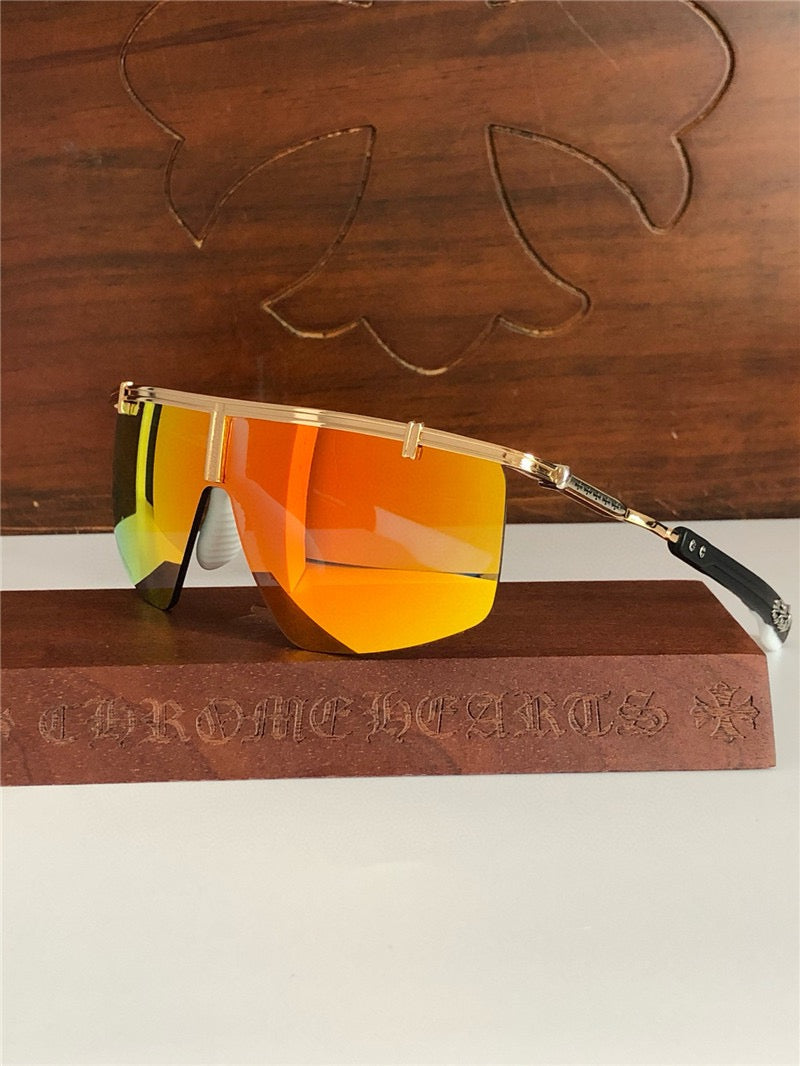 Chrome Hearts CLITANIC Unisex titanium mask frame Sunglasses⚜️
