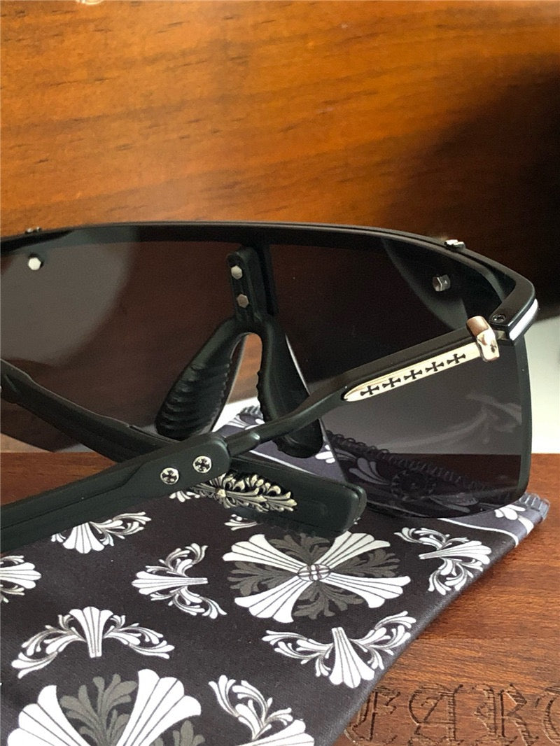 Chrome Hearts CLITANIC Unisex titanium mask frame Sunglasses⚜️