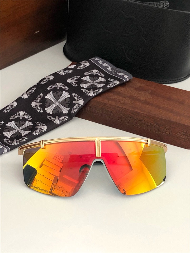 Chrome Hearts CLITANIC Unisex titanium mask frame Sunglasses⚜️