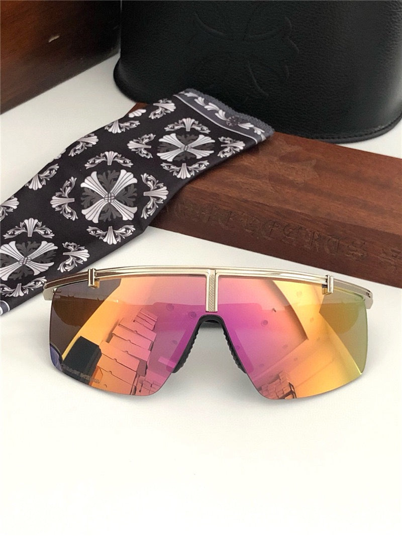 Chrome Hearts CLITANIC Unisex titanium mask frame Sunglasses⚜️