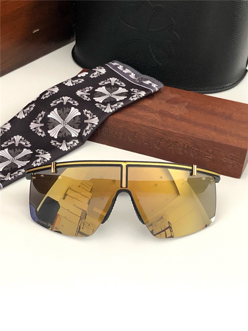 Chrome Hearts CLITANIC Unisex titanium mask frame Sunglasses⚜️